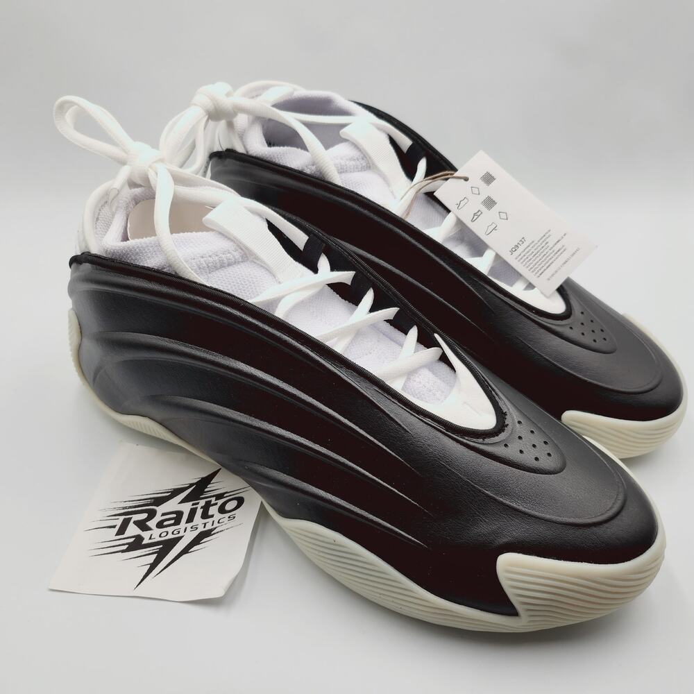 adidas Black and White Low-Profile Athletic Sneakers
